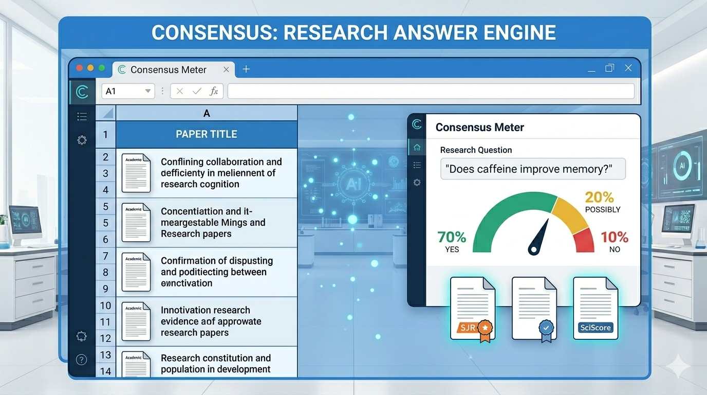 Consensus Meter Elicit vs Consensus: Which AI Research Tool Wins in 2026?