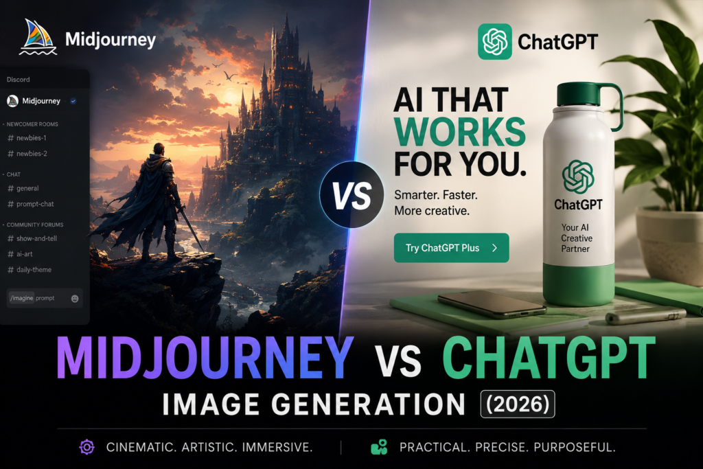 Midjourney vs ChatGPT Image Generation
