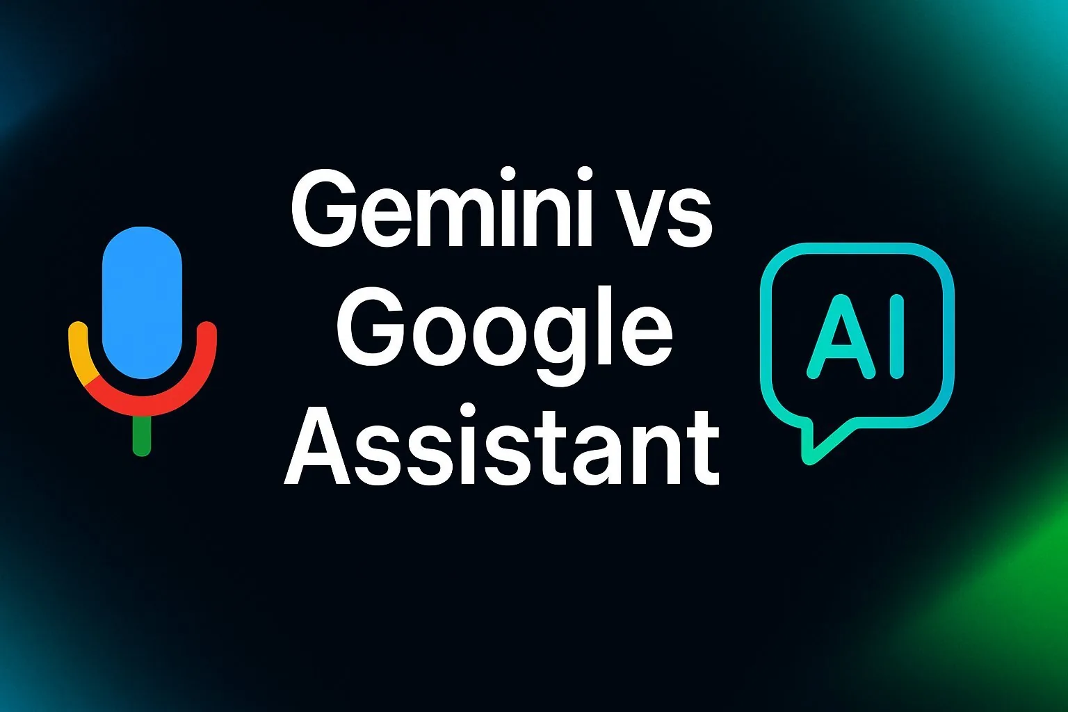 Gemini vs Google Assistant AI comparison banner