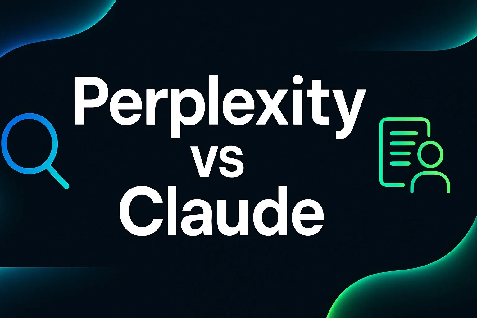 Perplexity vs Claude AI comparison banner