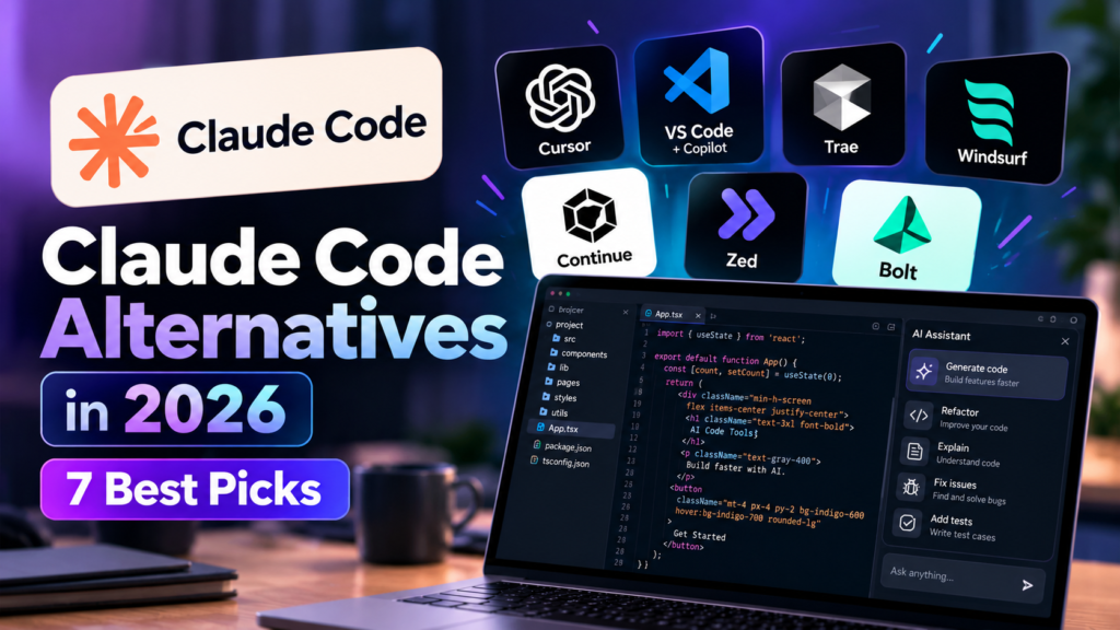 Claude Code Alternatives in 2026: 7 Best Picks