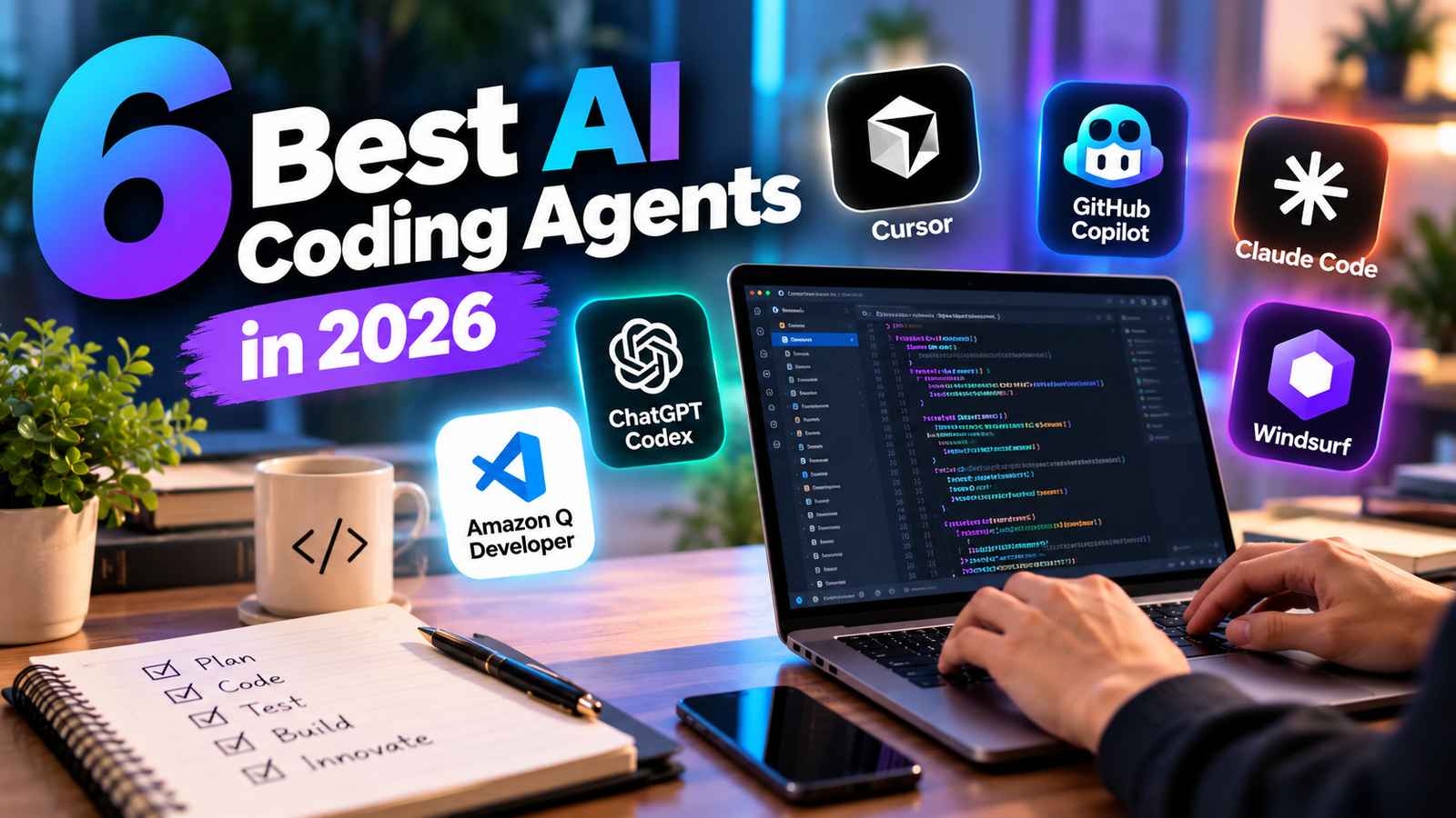6 Best AI Coding Agents in 2026
